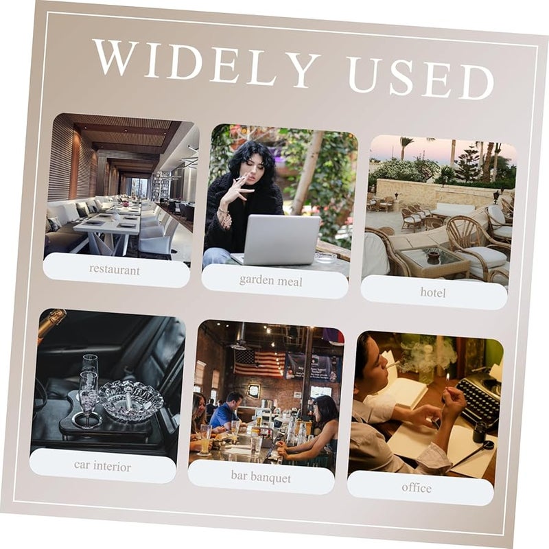 مُطفأة سجائر الكولوسيوم الروماني القديم زخرفة مكتبية رجعية باللون الأسود - Image 5